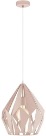 Luminaria decorativa colgante para lampara base A19, base E26. 120V, hasta 60W. Dry Location