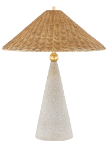 Luminaria decorativa de mesa, para lámpara  base E26. 120 V, hasta 15 W. Dry Location