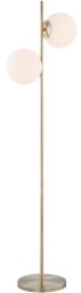 Luminaria decorativa de pie, para lampara base E27. 120 V, hasta 25 W x2. Dry Location