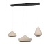 Luminaria decorativa colgante para lampara base  E27. Dry Location.