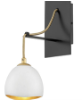 [35900SHW] Luminaria tipo aplique de interior para lámpara base E12. Dry Location