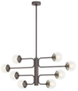 [DLC18] Luminaria decorativa colgante, para 8 lamparas base E12. 110–120 V, hasta 40 W (8 × 5 W). Damp Location