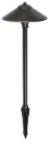 [P800-DB] Luminaria tipo mini poste, para lampara base G4. 12V, hasta 35W. Wet Location