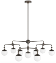 [DLC02] Luminaria decorativa colgante, para lampara base E12. 110‑120V, hasta 40W. Damp Location